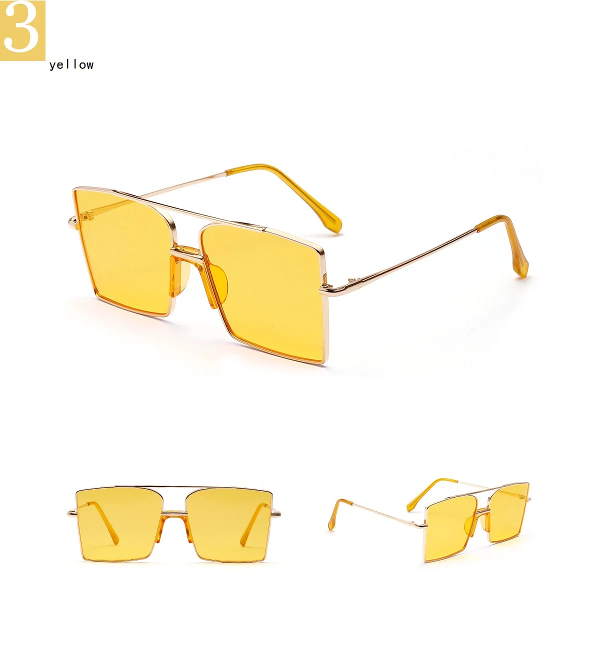 GIFANSEE Квадратные Солнцезащитные очки для женщин мужчин большой сплав frame Вождение Спорт на открытом воздухе в стиле ретро; модная фирменная дизайнерская обувь;