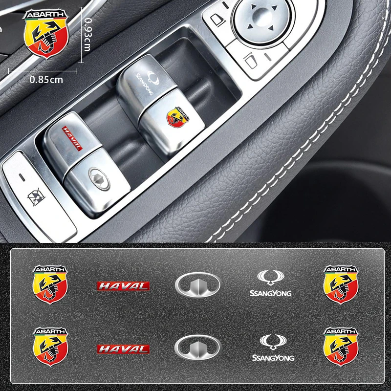 Автомобильные товары наклейка на кнопки стеклоподъемника для Citroen C1 C2 C3 C4 C5 C6 C8 C4L