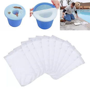 

5/10/20pcs Filter Storage Pool Skimmer White Nylon Swimming Pool Basket and Skimmer Filter Swimming Pool Cleaning Supplies