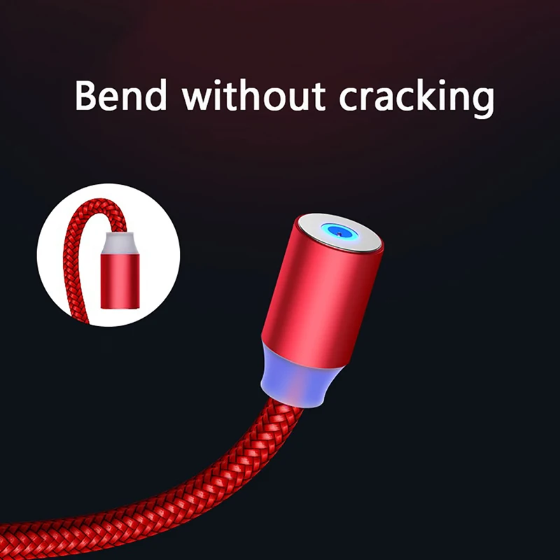 Магнитный провод USB Type C кабель зарядное устройство для Samsung A70 A50 A30 OPPO Reno Z Find X Huawei