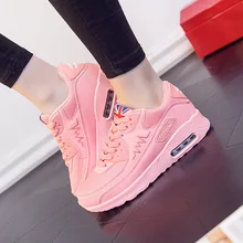 Кроссовки для студентов; женская кружевная Обувь На Шнуровке Air Sole, сеткой и круглыми с ремешками крест-накрест обувь для отдыха повседневная спортивная обувь для тренировок на улице, обувь для фитнеса