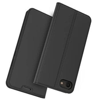 

For iPhone SE 2020 Case Luxury PU Leather+Soft TPU Flip Stand Magnetic Wallet Cover For iPhone SE2 4.7'' 2020 Case Card Holder