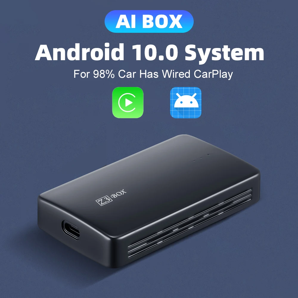 RM KPL013 Android10 Wireless CarPlay AI Box For VW Audi MMI Dodge Skoda