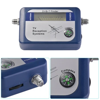 

TV Reception Systems Digital High Sensitivity Portable Satellite Finder Signal Explorer Easy Use Durable Electronics Antenna