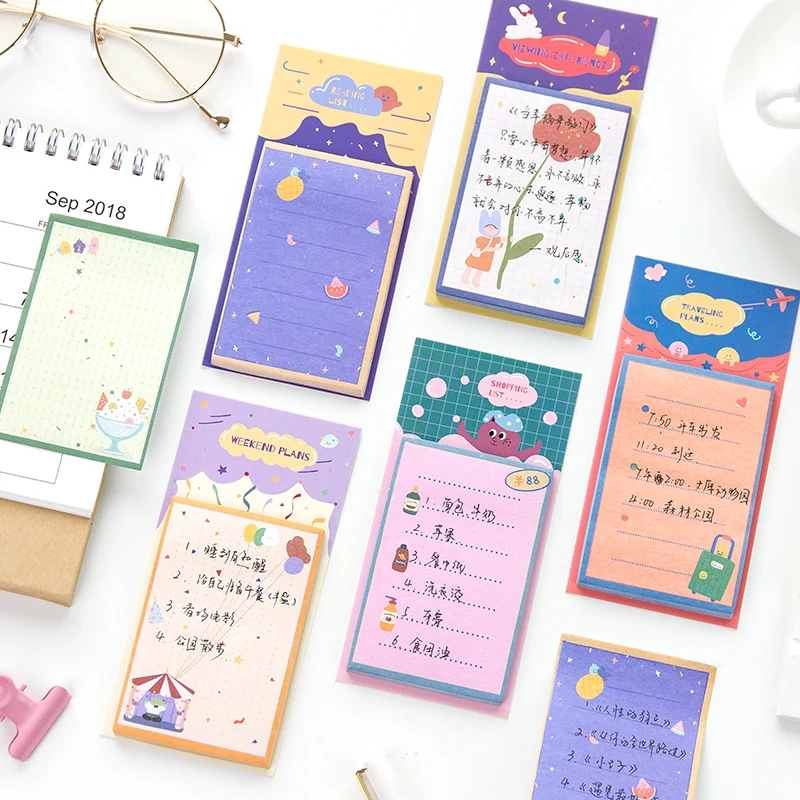 

Planet Munster Sticky Notes Shopping Reading Travel Weekend Planner Memo Adhesive Post Note Pad Marker It Office School A6307