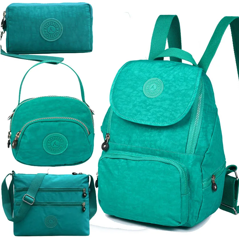 ACEPERCH Women Original School Backpack For Teenage Girl Mochila Feminina Escolar Female Monkey Backpack Nylon Waterproof Bag 3