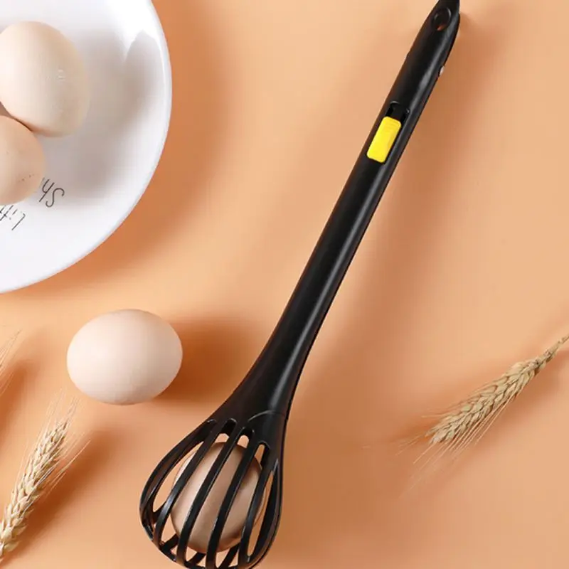 Wonderlife Kitchen Tongs Nylon Egg Whisk 11.2in Beater Whisker Food Tongs  Salad Mixer For Cooking