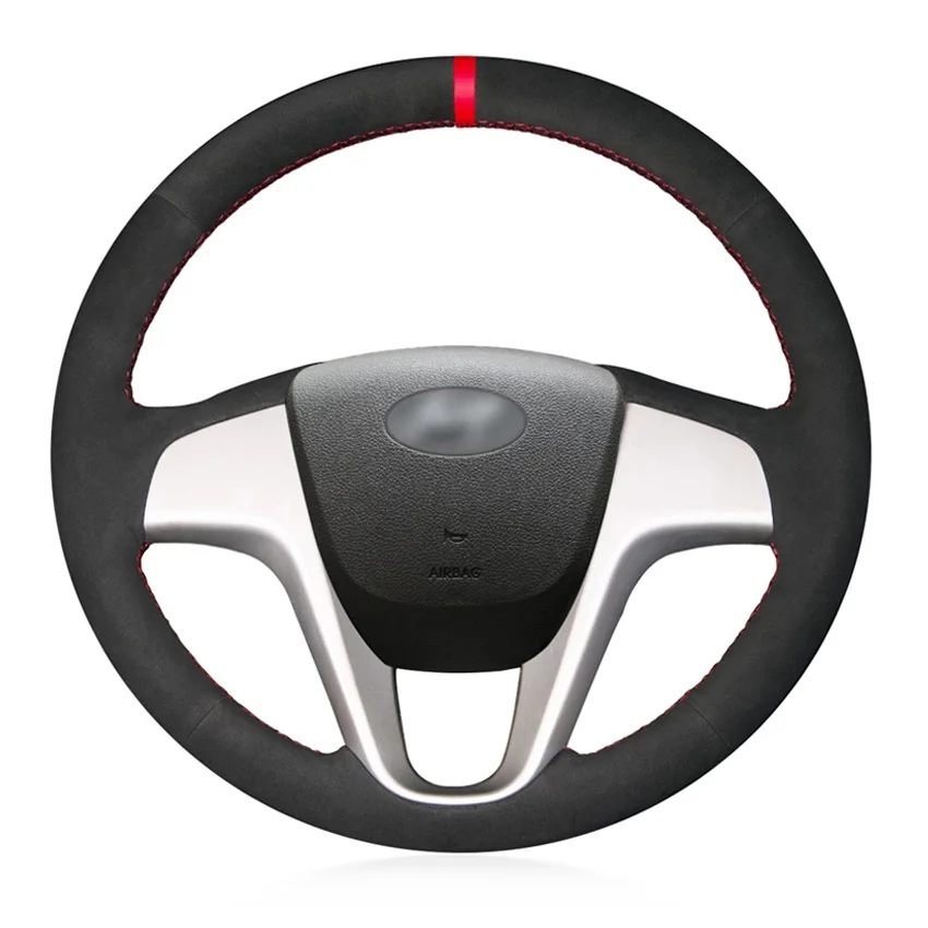 Черный замшевый красный маркер мягкий фонарь для Hyundai Solaris (RU) 2010-2016 Verna i20 2009-2015 Accent