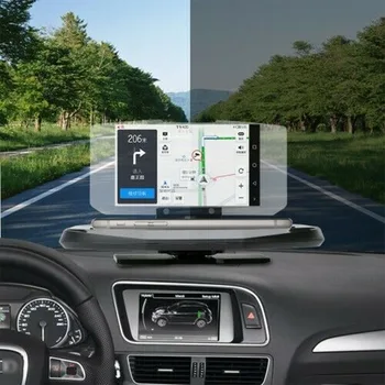 

Head Up Display Universal Speed Warning GPS Navigation Phone Holder HD Car Smart Driving Safe Projector Clear Multifunction