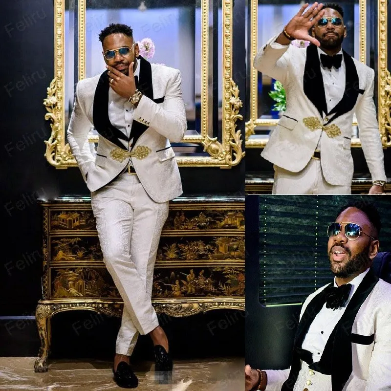 shuiyin42 (2)2019 New Designs Wedding Men Suit 3 Pieces Floral Print Mens Suit Slim Fit One Button Peak Notch Lapel Tuxedo for Wedding