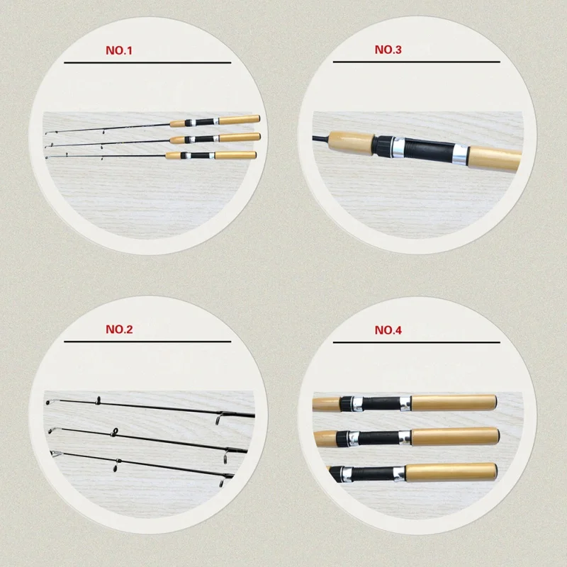 1pc Winter Fishing Rods Ice Fishing Rods Fishing Reels To Choose Rod Combo Pen Pole Lures Tackle Spinning Casting Hard Rod