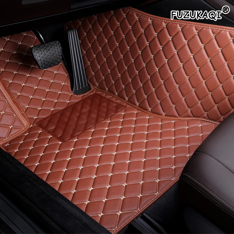 

FUZHKAQI Auto car floor Foot mat For citroen c5 c4 c6 picasso c-elysee DS4 5 6 car accessories waterproof carpet rug floor line