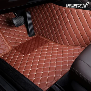 

FUZHKAQI Auto car floor Foot mat For citroen c5 c4 c6 picasso c-elysee DS4 5 6 car accessories waterproof carpet rug floor line