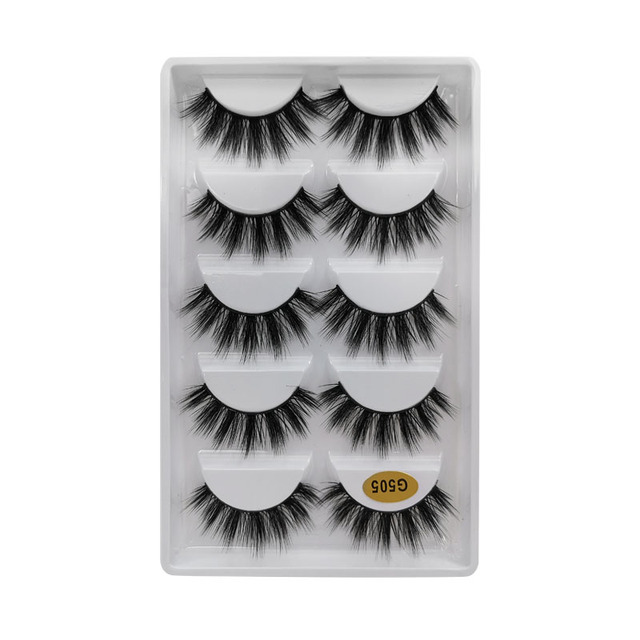 Pair 3D Mink Lashes Natural Eyelash Dramatic False Eyelashes Faux Cils Makeup Wholesale Fake Eyelash Extension maquiagem