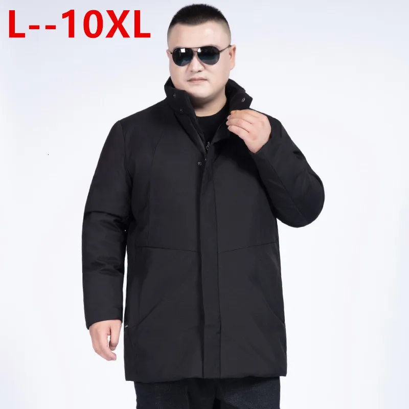 Зимняя мужская пуховая куртка размера плюс 10XL 8XL 6XL 2020 модное пальто толстая парка
