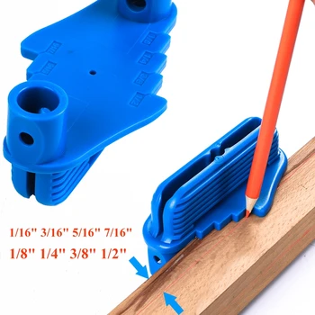 

Center/Offset Scriber Precision Gauge Marking Tool Woodworking Magnetic Center Finder Line Positioning Measuring Ruler
