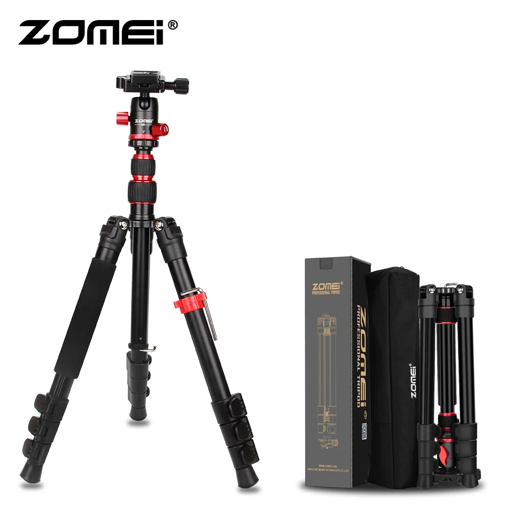 

Zomei M5 Travel Camera Tripod Lightweight Aluminum Tripod Compact Portable Stand with 360 Degree Ball Head and Carry Bag Case
