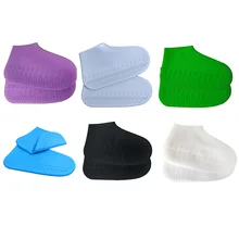 Перерабатываемая силиконовая обувь многоразовая Водонепроницаемая непромокаемая Мужская обувь покрывает непромокаемые сапоги Нескользящая моющаяся одежда унисекс