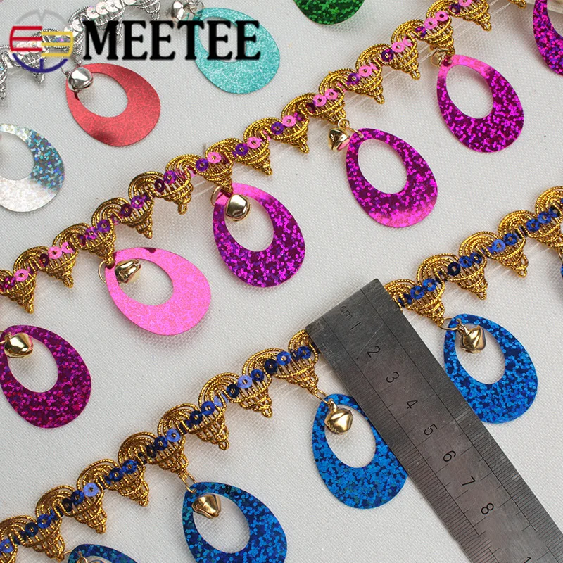 Meetee 4 метра 6 см Подвеска с кисточками кружева блестки бахрома планки ленты DIY