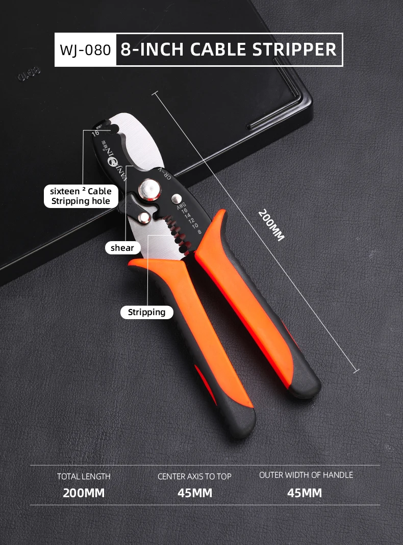 Vanjoin Wire Stripper Crimping Pliers Electrician Tools Alicate Multifuncional Wire Cutter Terminal Tubular Crimper Hand Tools Vanjoin Wire Stripper Crimping Pliers Electrician Tools Alicate Multifuncional Wire Cutter Terminal Tubular Crimper Hand Tools