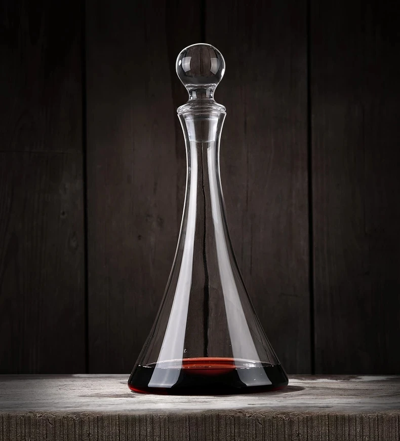Wine Aerator Pourer Whiskey Decanter Set Wine Aerator Decanter Handmade Crystal Pourer for Family Bar Big Capacity Decanter Red Wine Brandy Champagne Glasses Decanter Bottle Jug Aerator