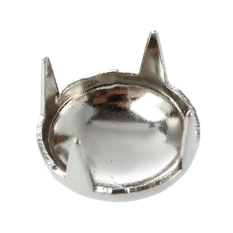 200X copper 8mm Silver Round Cone rivet rivet punk decoration rivet rivet Silver