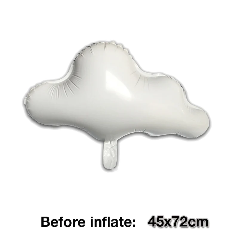 white cloud foil balloon -45x72cm