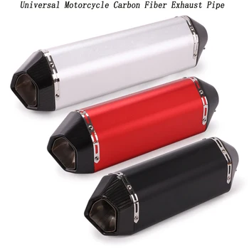 

Universal 51mm Exhaust Pipe Motorcycle Carbon Fiber Escape No DB Killer Dirt Bike ATV Modified Exhaust Tips 38-51MM Pipe