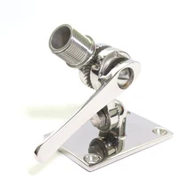 Антенны крепежи для яхты ржавчины Регулируемая трещотка 92 мм крепление двойной оси морской лодки нержавеющая сталь аксессуары Антенна База