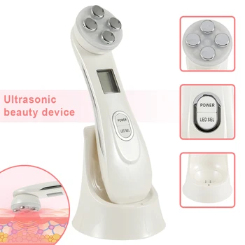 

5in1 RF&EMS Radio Mesotherapy Electroporation Facial Skin Lifting Photon Light Therapy Beauty Device Face Tightening Massager