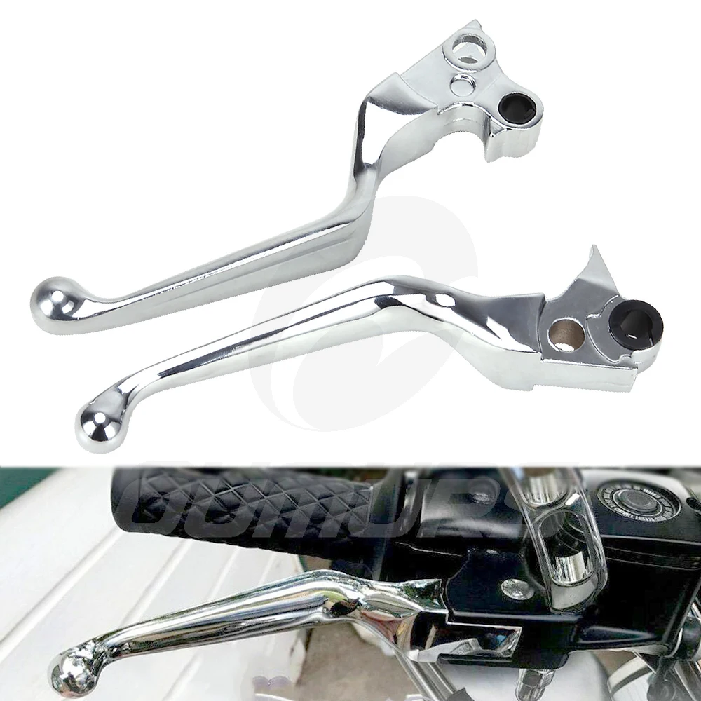 OUMURS мотоцикл хром тормоза рычаг сцепления ручные рычаги руль для Harley Sportster Softail Dyna Road King Touring на заказ