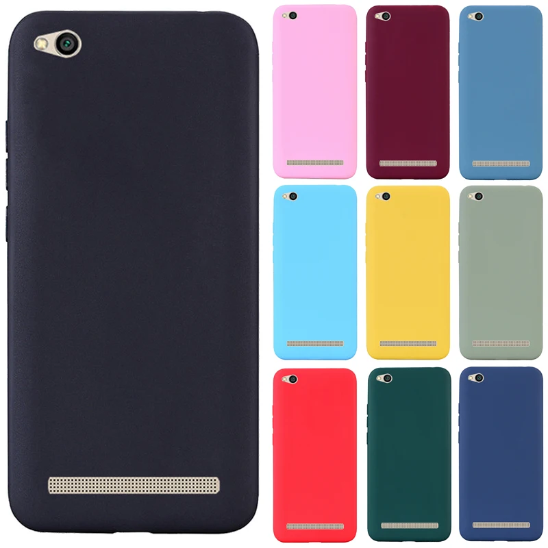 Funda de silicona para Xiaomi Redmi 5A, funda protectora trasera suave de TPU para Redmi 5A Redmi5A a5 5 A