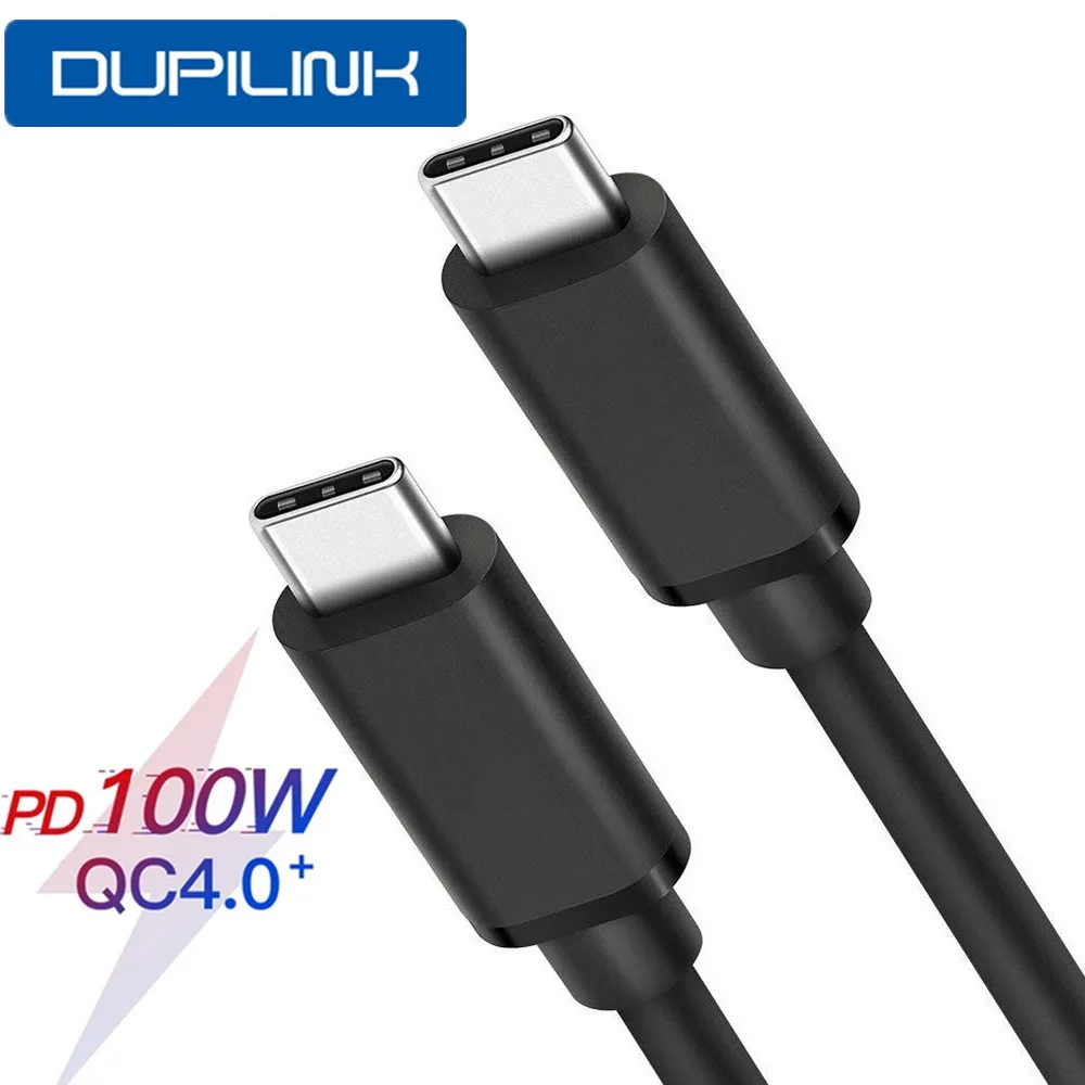 Кабель DUPILINK PD 5A 100 Вт USB Type C-Type C кабель 3 0 QC 4 для Huawei Redmi K20 Note 7 Pro быстрая зарядка 87 60 |