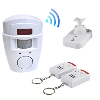 

Wireless Motion Sensing Alarm Security Device with Remote Control for Garden Sheds Garage PUO88