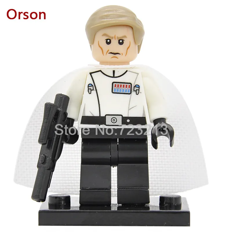 Звездные войны Одиночная фигурка Баррисс офи Рен Оуэн Ларс тасу пиявка Leia C3PO Turk Falso Naare Mandalorian строительные блоки игрушки - Цвет: Orson
