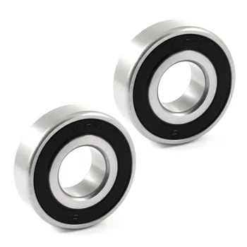 

2Pcs 6204RS 46mm x 21mm x 13mm Rubber Sealed Deep Groove Ball Bearing