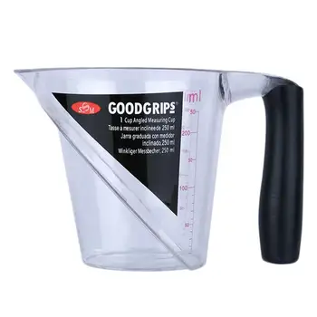 

1PC 250ml Plastic Measuring Cups Hair Coloring Tools Transparent Hair Dyeing Perm Scale Cups For Salon Styling Accessories