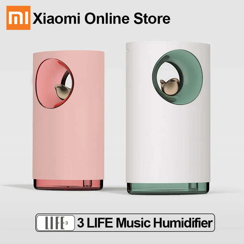 

Xiaomi 3LIFE Bird Music Humidifier Volume adjustable Usb Charging Large Capacity Humidifier with Breathing Ambient lamp