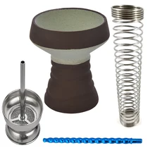 Для кальяна шланг наргиле алюминиевый кальян ручка наргиле шланг пружина уголь для кальяна полка из натуральной глины чаша для кальяна