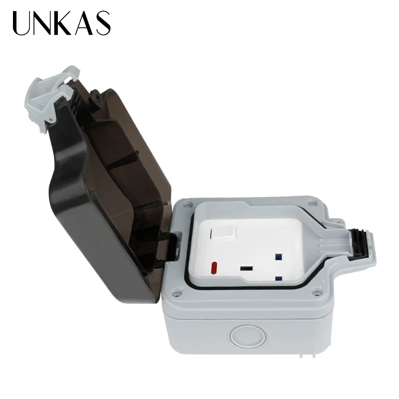 UNKAS IP66 погодозащищенная Водонепроницаемая наружная настенная электрическая