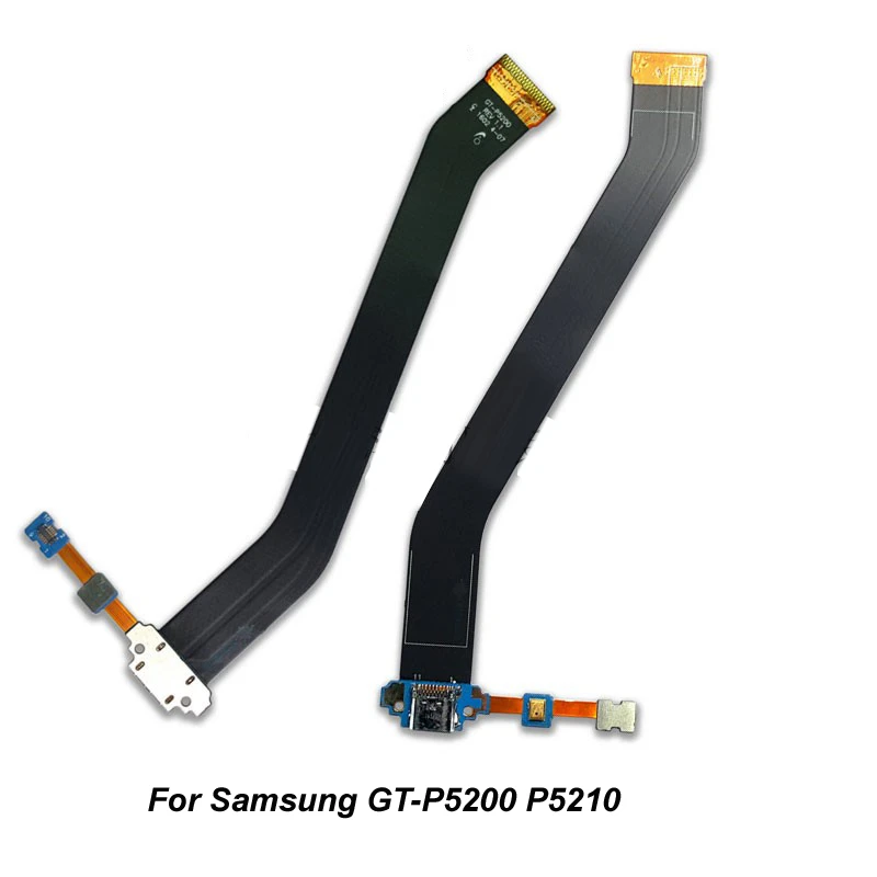 Usb-разъем для зарядки док-станция шлейф разъема для samsung GT-P5200 P5210 запасные части - Цвет: For P5200 P5210