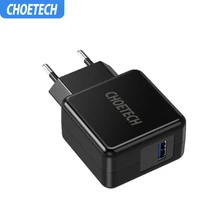 CHOETECH 18 Вт Быстрая зарядка 3,0 USB зарядное устройство для iPhone 11 Max pro X 8 Универсальный мобильный телефон зарядное устройство для Galaxy S8 S9 Plus