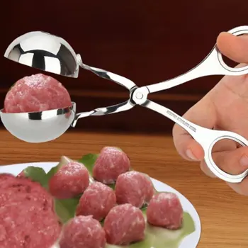 

Stainless steel meatball maker mold DIY fish ball shrimp ball fried beef ball pill gadget kitchen artifact