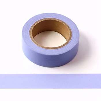 

NEW 10pcs/lot Decorative Solid Purple Washi Tapes DIY Scrapbooking Sticker Adhesive Masking Tape Kawaii Papeleria Wholesale
