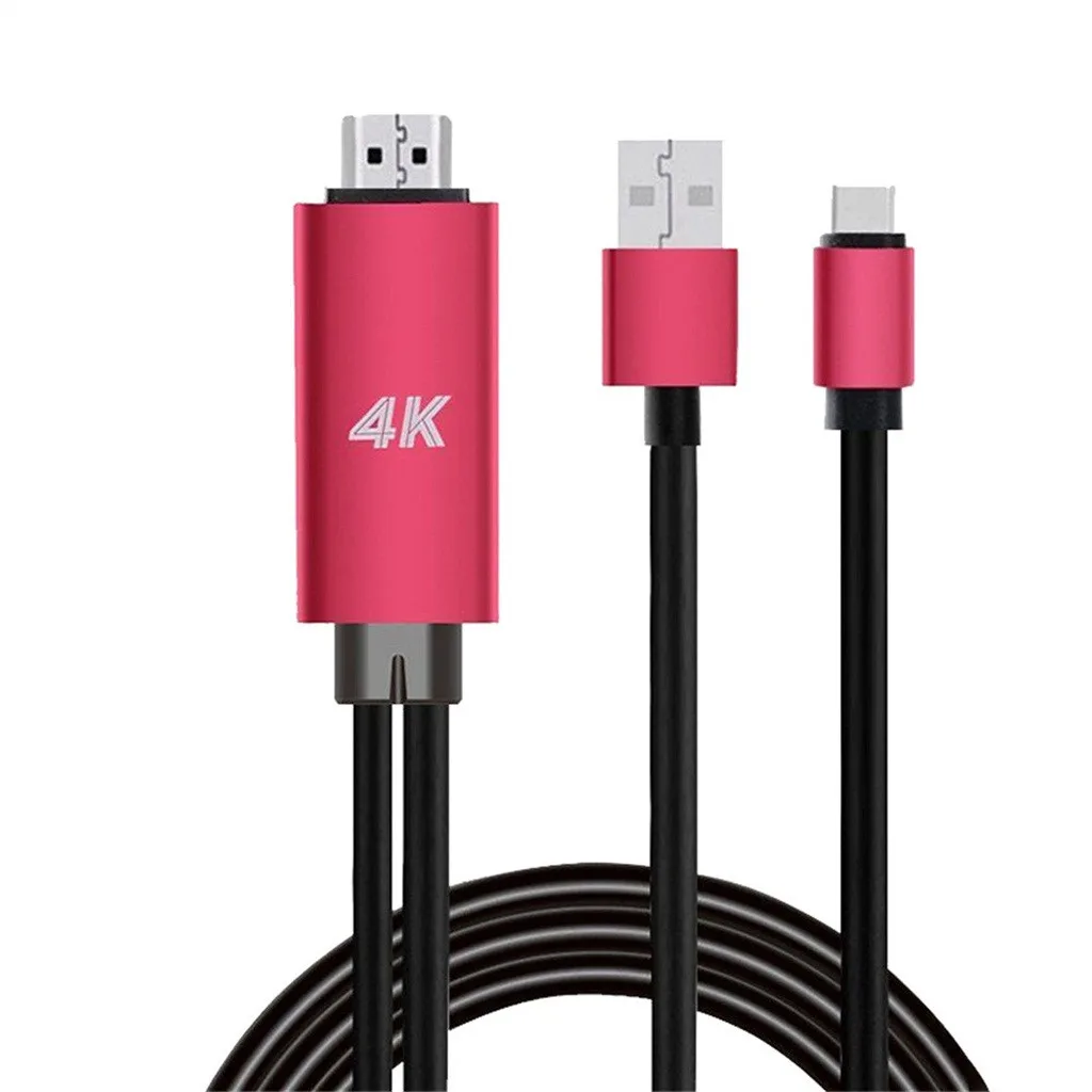 AUX кабель Jack 3,5 мм аудио кабель 3,5 мм разъем USB C type-C к HDMI 4K кабель HD ТВ Цифровой AV адаптер для samsung Note 10/Plus