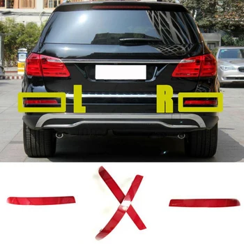 

1 Pair Rear Bumper Reflector Left+right Red Auto Practical Accessories