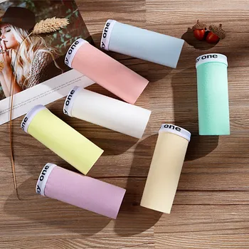 

12pcs/lot Ladies Panties Cotton Comfortable Underwear Candy Simple Women's Underwear Solid Color Women's Panties