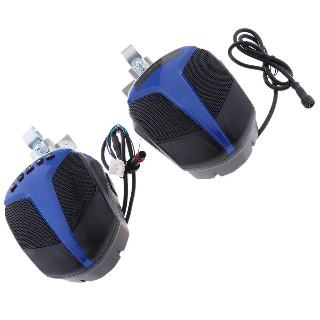 1 пара мотоцикл Bluetooth аудио система fm-радио стерео усилитель динамик