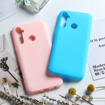 Перейти на Алиэкспресс и купить Чехлы карамельных цветов Realme 6 5 X50 X2 Pro C3 6i 5i, чехлы из мягкого силикона и ТПУ, бампер для OPPO Reno 4 10X ZOOM Ace 2 A52 A72 A92s, чехол