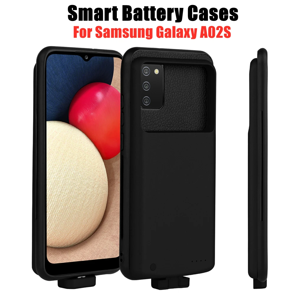 

Чехол для зарядного устройства Samsung Galaxy A02S, 5000 мАч, Магнитный чехол для зарядного устройства Samsung A02s
